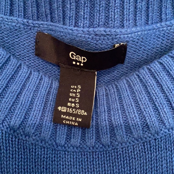 NWT GAP Crew Neck Tippi Pullover Sweater in Blue - Picture 10 of 12